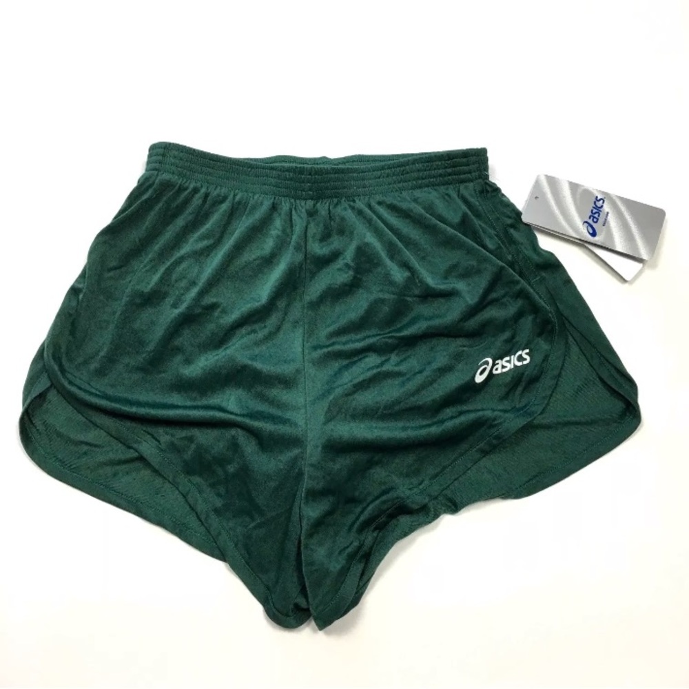 Asics Green Running Cycling Athletic Shorts